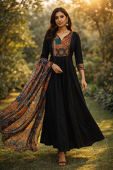 Premium cotton dress, 3 Pieces set
